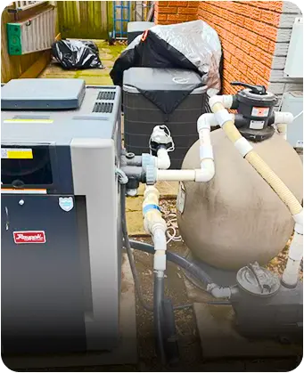 Equipment repair  & installation services to keep your pool clean, without issues